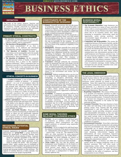 Business Ethics